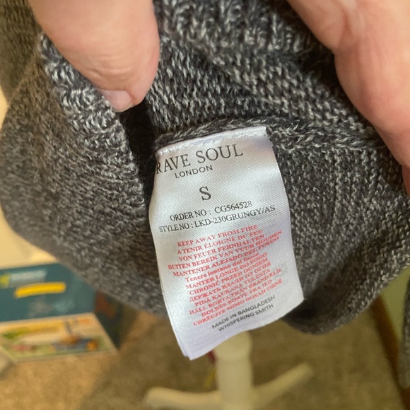 Brave Soul London women’s dress size small, NWOT, gray and white - Picture 4 of 7